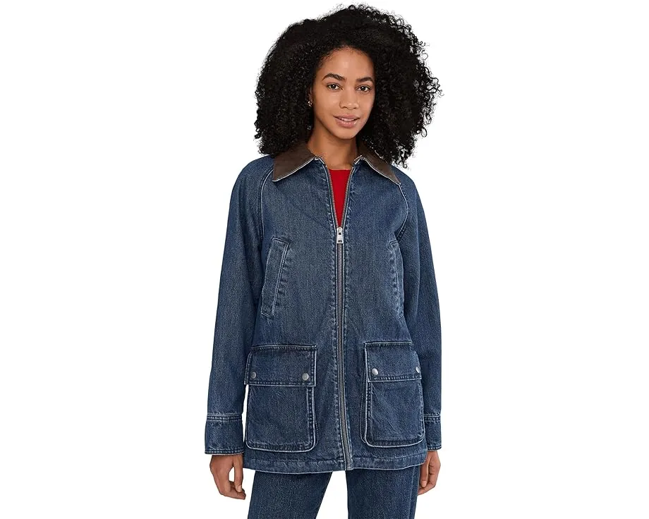 Куртка Levi's® из хлопка в стиле амбарной с вельветовым воротником