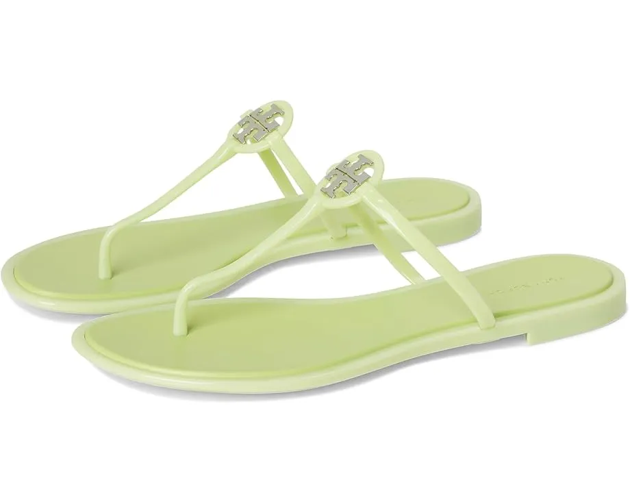 Желейные босоножки Tory Burch Mini Miller с логотипом Double T