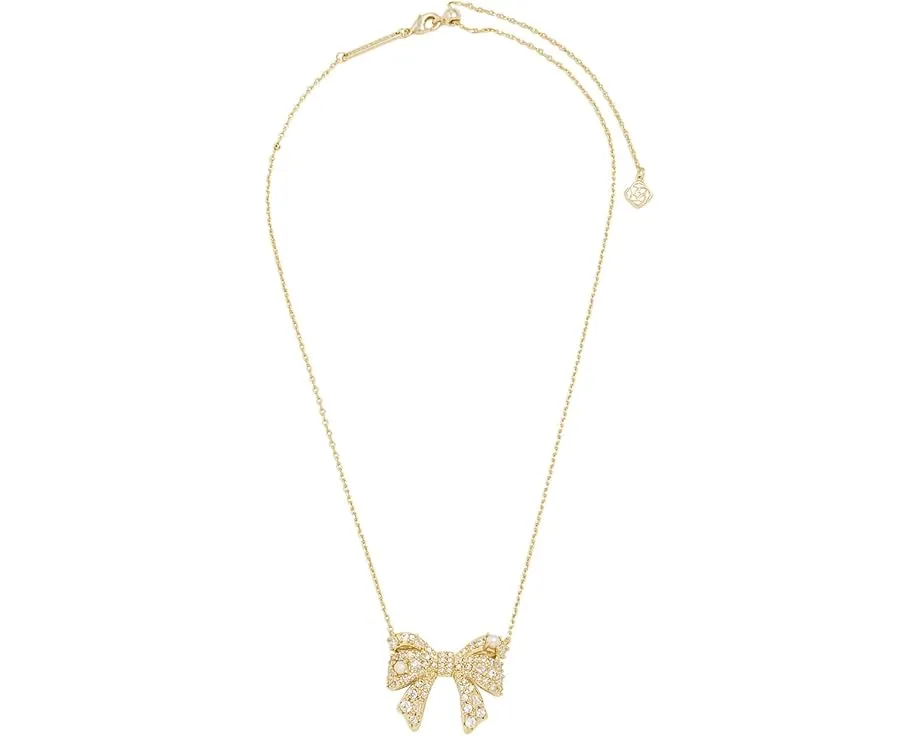 Kendra Scott кулон Krista в виде банта с жемчугом и кристаллами