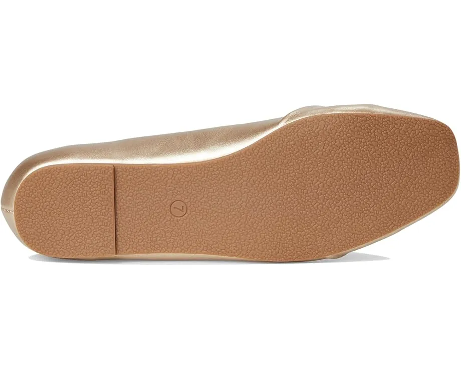 Балетки Callee с квадратным носком и бантом из искусственной кожи