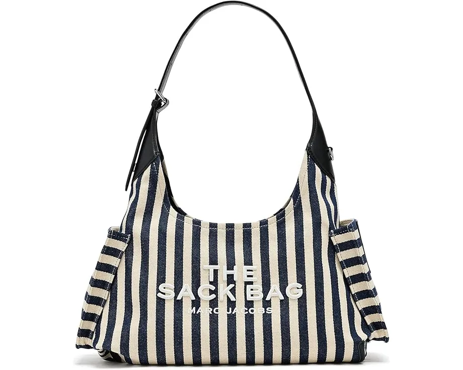 Сумка Marc Jacobs из полосатого холста с поясным ремнём