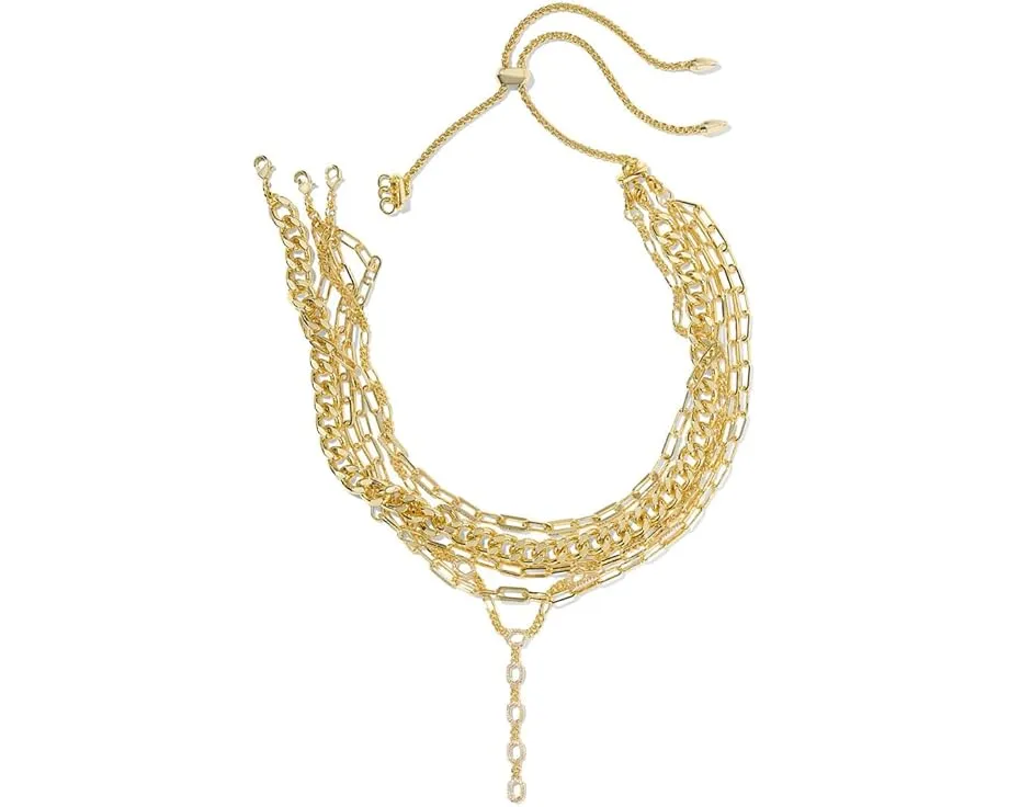Колье Bella Statement с регулируемой цепью и подвесками от Kendra Scott