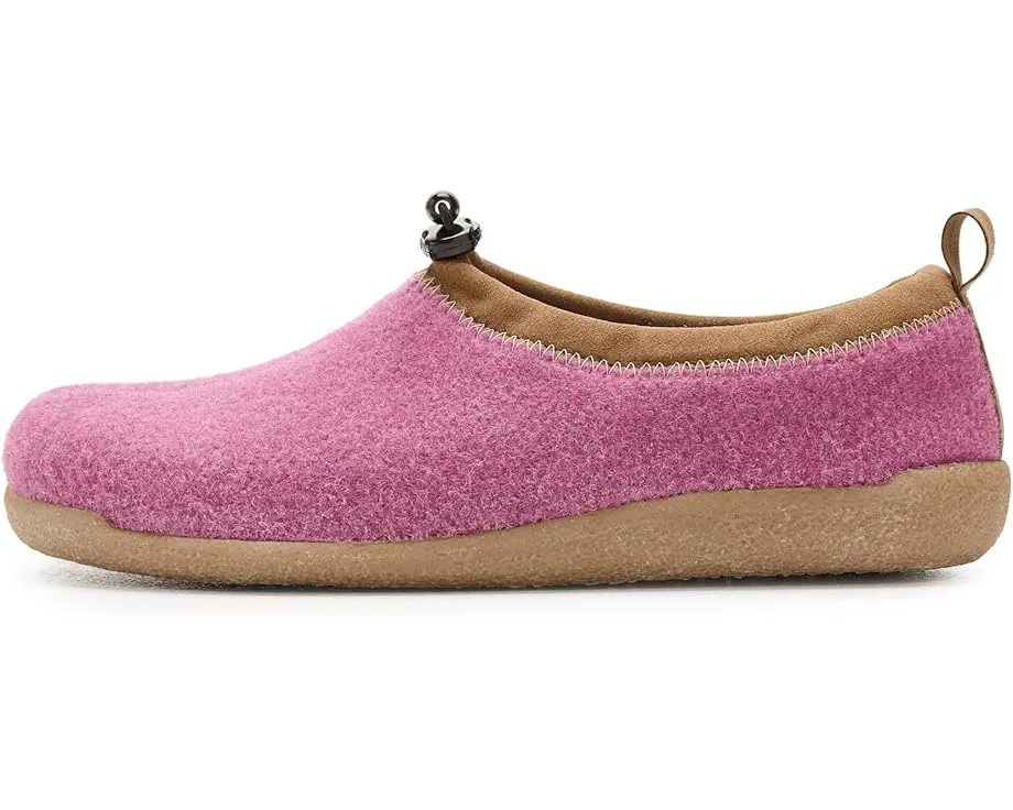 Тапочки Samso из шерстяного войлока с натуральной резиновой подошвой и регулируемым шнурком