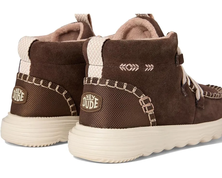 Ботинки Hey Dude Reyes Suede на шнурках с круглым носком