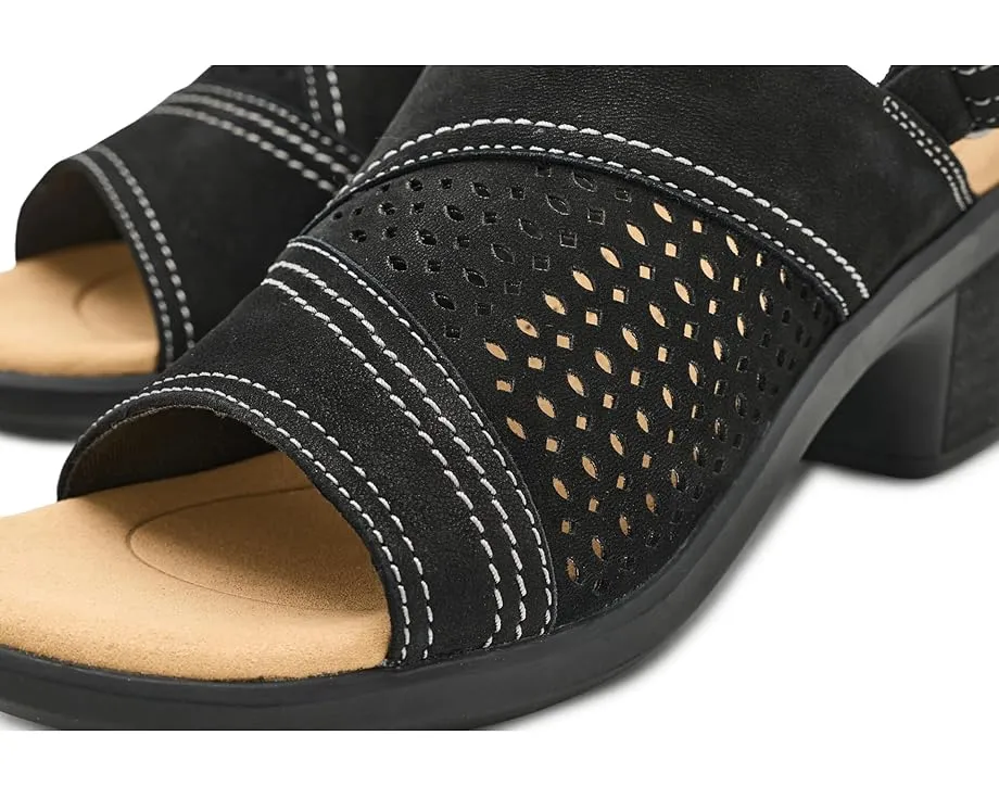 Босоножки на устойчивом каблуке Clarks Emily 2 Mist с регулируемой застежкой