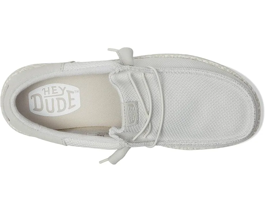 Кроссовки Hey Dude Wally Funk Warped Geo с геометрическим принтом и эластичными шнурками