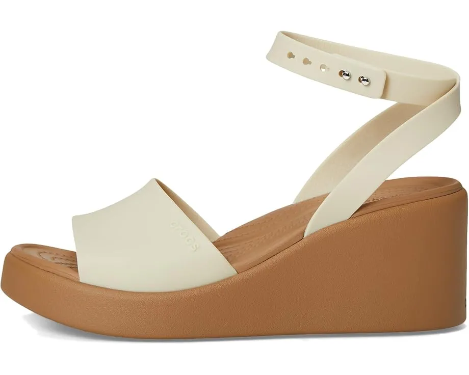 Crocs Сандалии Brooklyn Ankle Strap Wedges с регулируемой лямкой на щиколотке