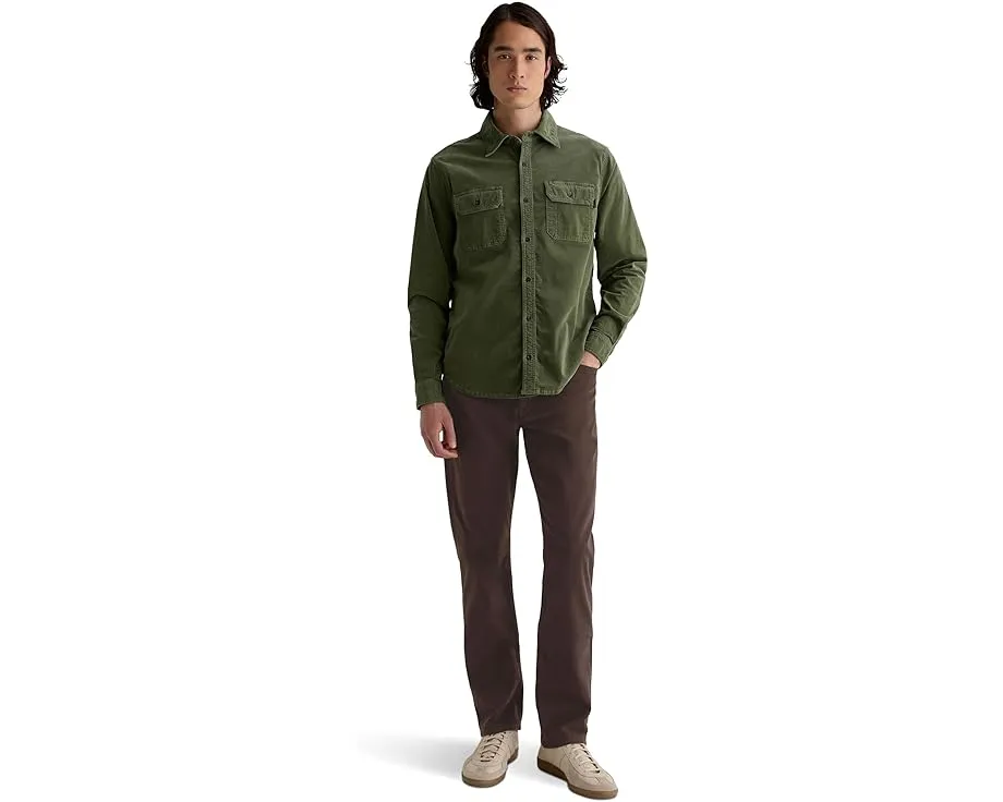 Джинсы Everett Slim Straight с прямым кроем и средней посадкой от AG Jeans