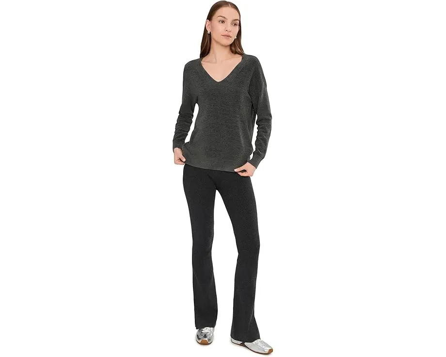 Barefoot Dreams Cozychic Ultra Lite свитер с V-образным вырезом и длинными рукавами