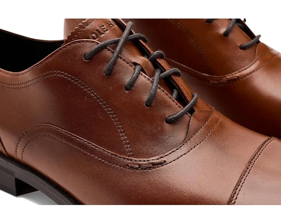 Оксфорды Cole Haan Newmark Grand с мыском и кожаной подкладкой