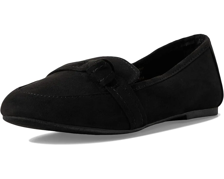 Балетки Marci Flat из искусственной замши с мягкой стелькой и узлом на мыске