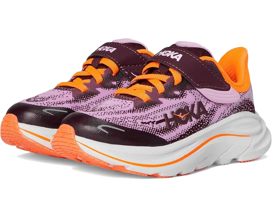 Детские кроссовки Hoka Kids Clifton 10 с амортизацией и застежкой на липучке