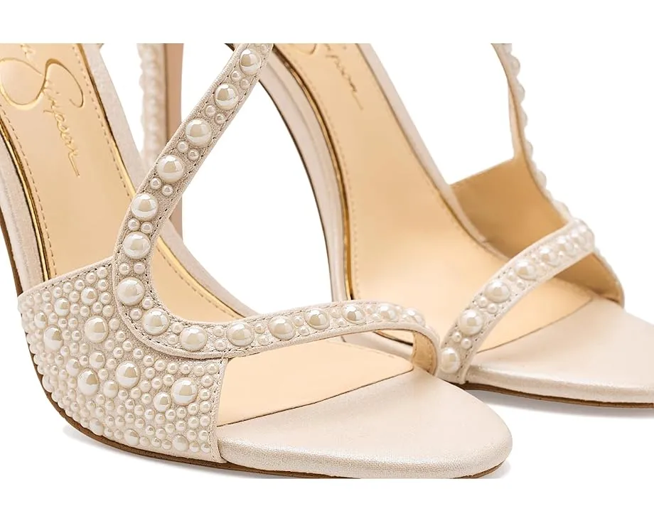 Босоножки Jessica Simpson Jaycin на шпильке с кристаллами и асимметричным ремешком