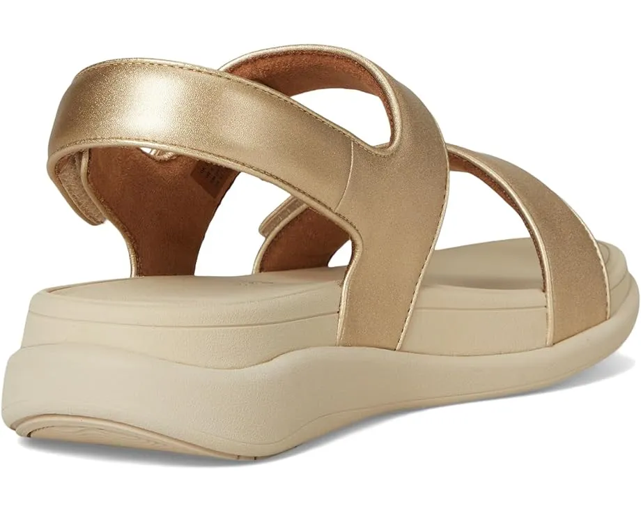 Сандалии FitFlop F-Mode Go Adjustable Flatform с регулируемыми ремешками и технологией Microwobbleboard