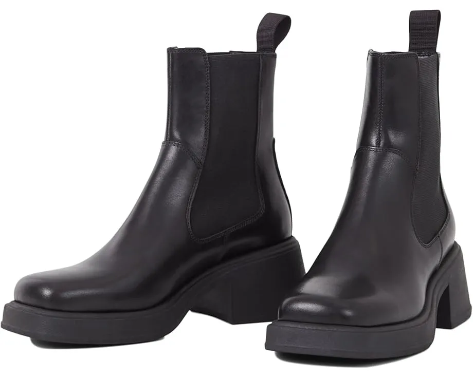 Кожаные челси Vagabond Shoemakers Dorah с квадратным носком и эластичными вставками