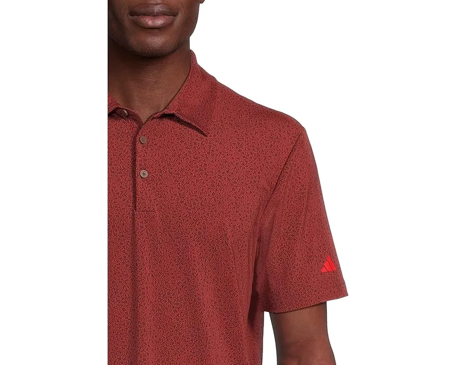 Гольф-поло Adidas Ultimate365 Mini Bunker из переработанного полиэстера
