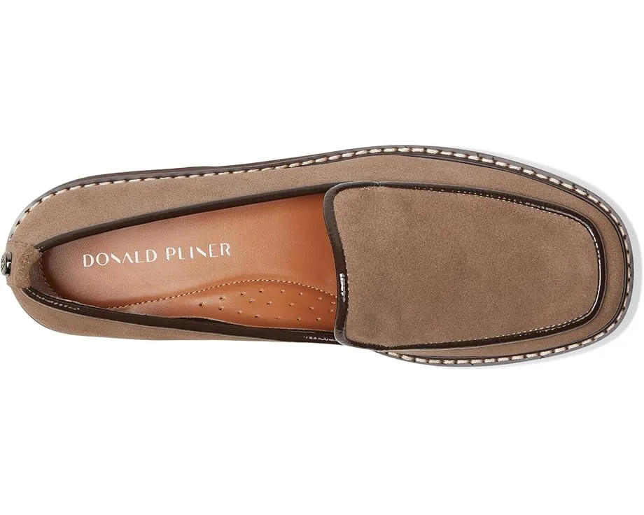 Donald Pliner Peggi массивные лоферы из замши с мягкой стелькой и кожаной подошвой