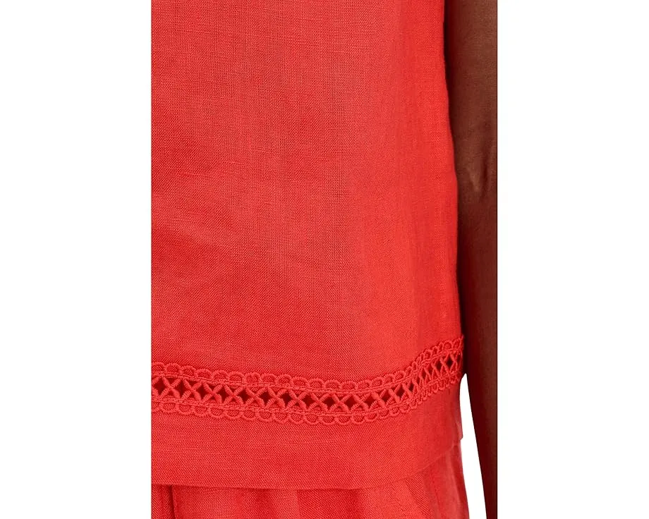Stella Linen Trim Tank