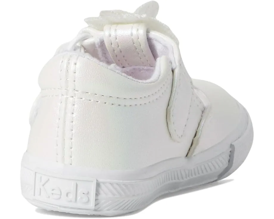 Keds детские балетки Daphne Flower с цветочным декором на липучке