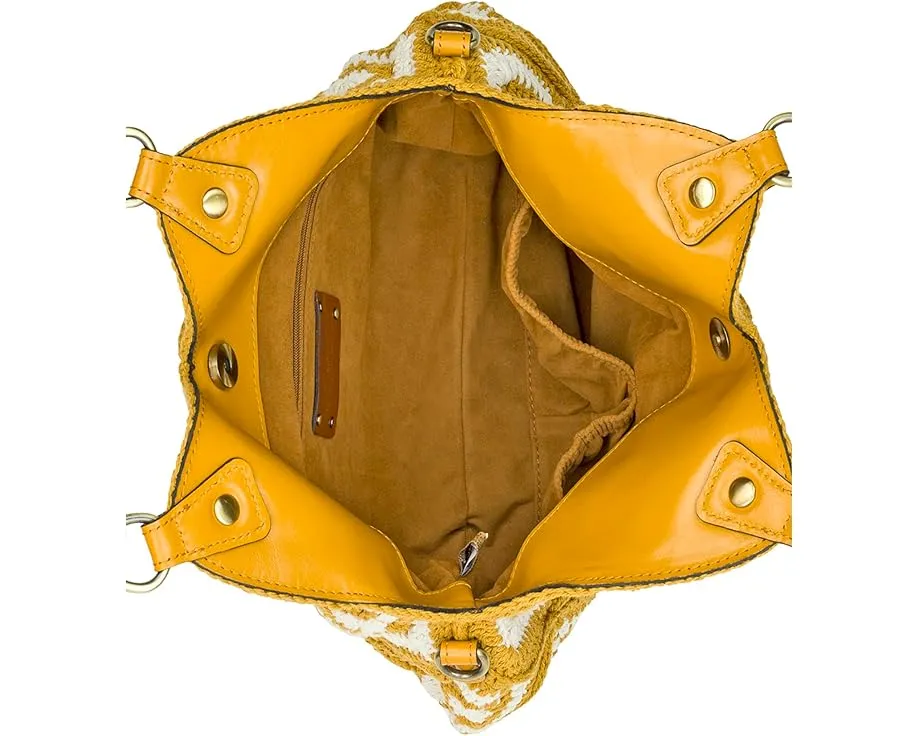 Сумка кроссбоди Patricia Nash Delphi с вязаным узором и кожаными ручками