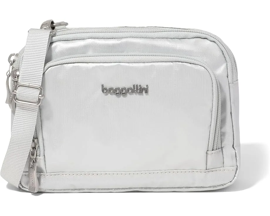 Мини-кошелек-кроссбоди Trifecta RFID Wallet Crossbody Baggallini на три отделения