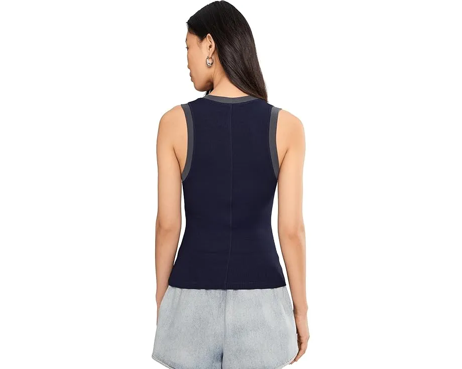 Майка Longer Days Tank от Free People с ребристой структурой