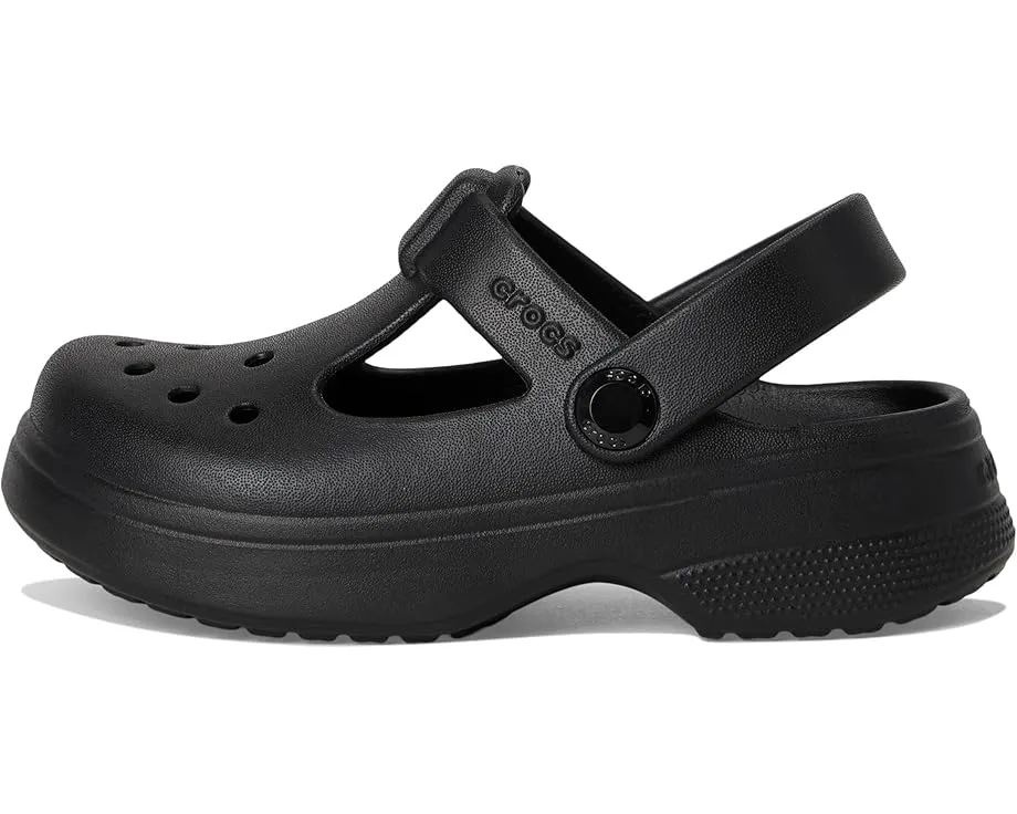 Классические сабо Mary Jane Crocs для малышей с регулируемым ремешком