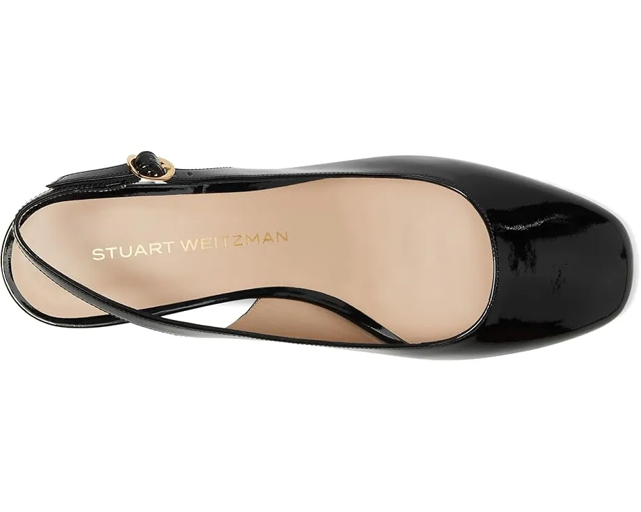 Stuart Weitzman туфли Maeve Slingback 35 с квадратным носком