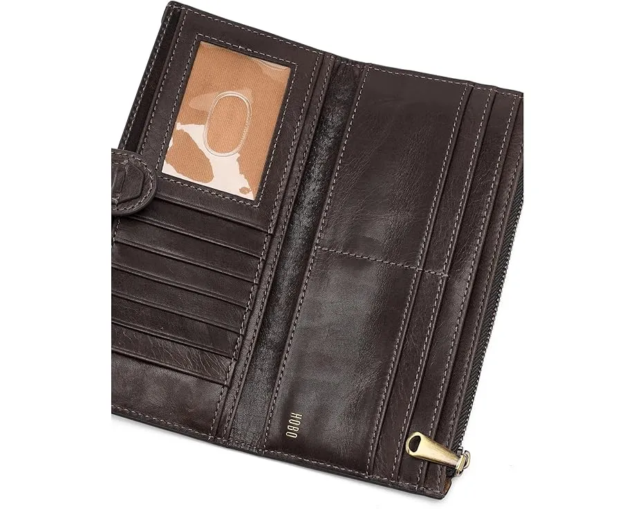 Кошелек Dunn Continental на молнии с десятью слотами для карт
