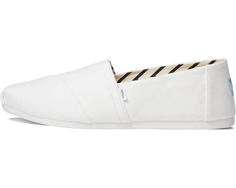Классические альпаргаты TOMS с текстильным верхом и резиновой подошвой