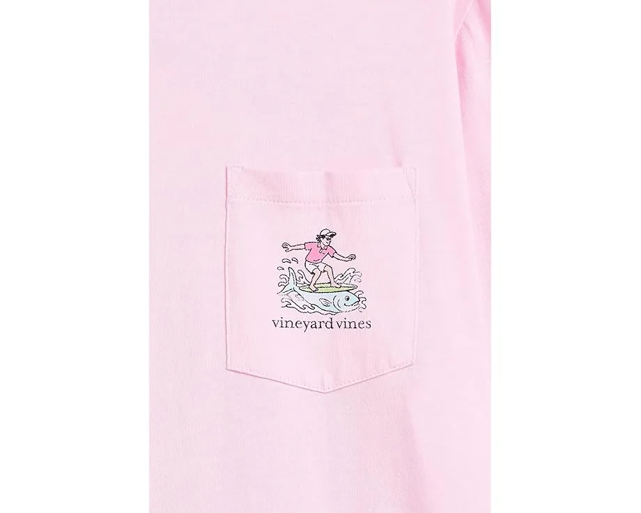 Футболка Vineyard Vines Edgartown Stripe Flag Surfer с коротким рукавом