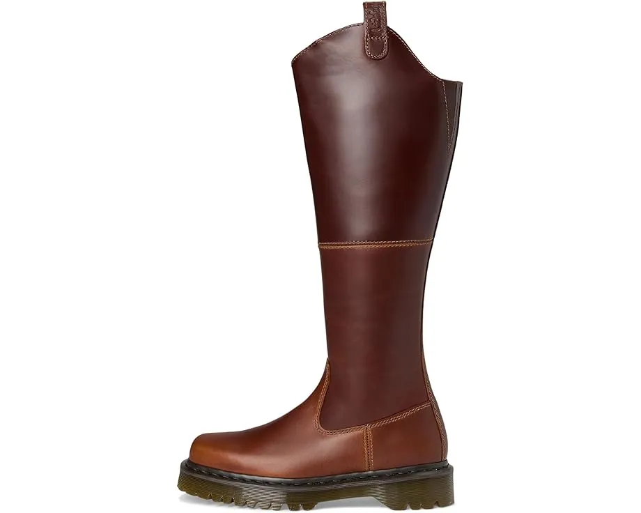 Сапоги Dr. Martens Amaayah Hi Leather Bex Riding до колена на платформе
