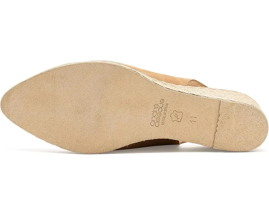 Босоножки-танкетки Andre Assous Pamala с платформой из рафии