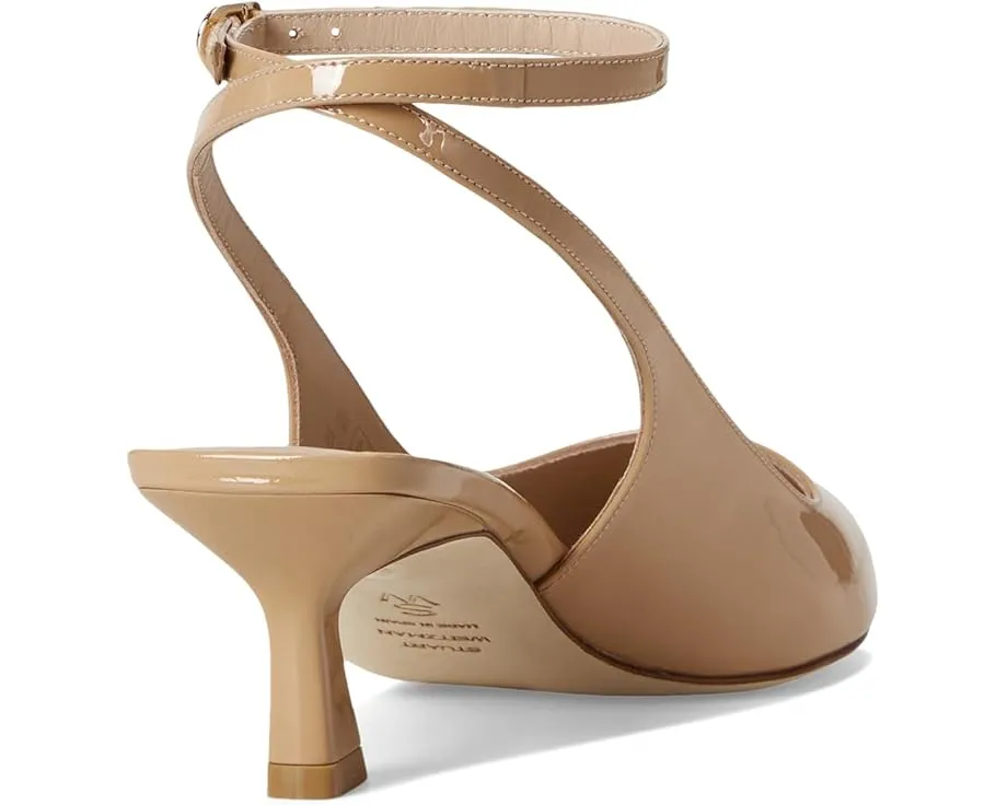 Stuart Weitzman Туфли Vinnie 50 на тонком каблуке с ремешком на щиколотке