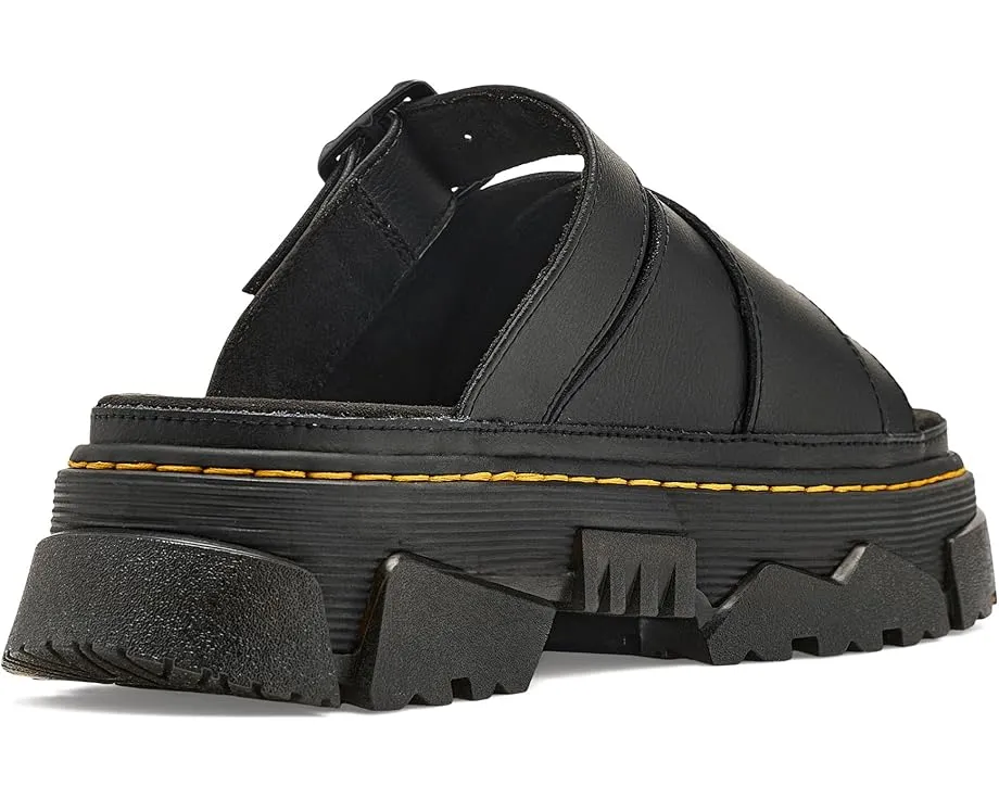 Сланцы Dr. Martens Mattison с круглым носком и пряжкой на платформе