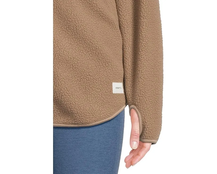 Флисовая худи Craft Join Pile с полной застежкой и капюшоном