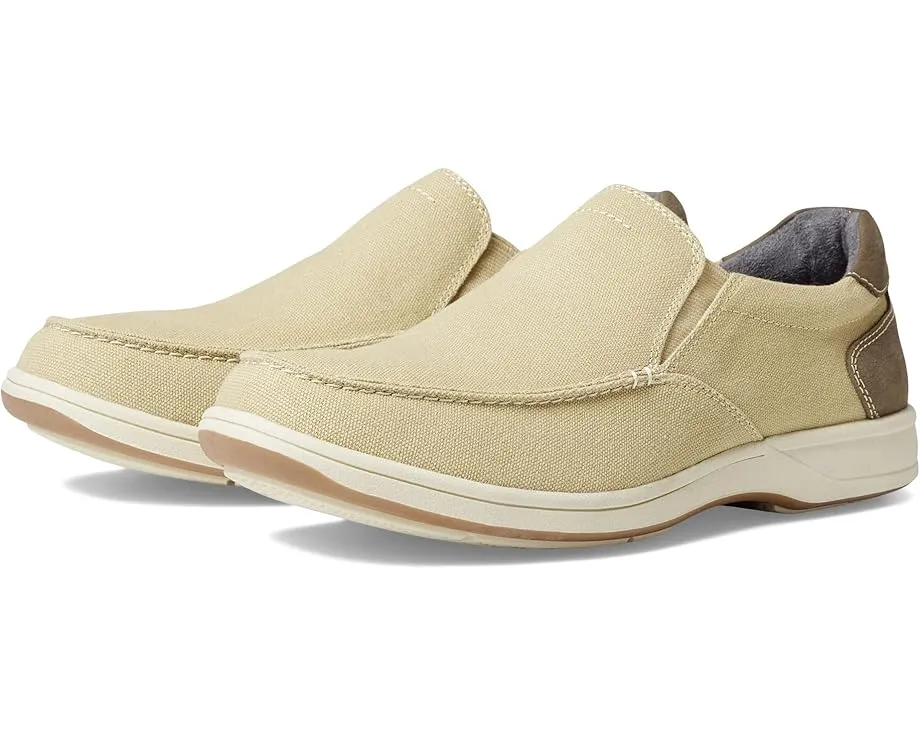 Мокасины Florsheim Lakeside Canvas с круглым носком на текстильной подошве