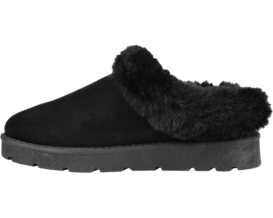 Тапочки Journee Collection Faux Fur Trim Whisp с искусственным мехом и платформой