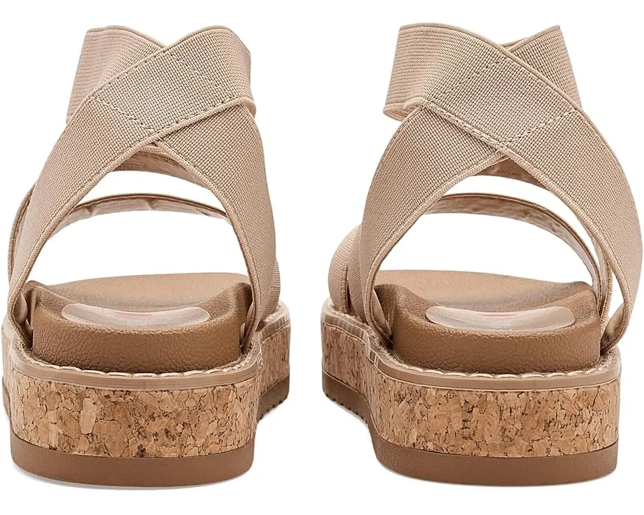 Детские сандалии Steve Madden Kids Avril с эластичными ремешками и подошвой из пробки