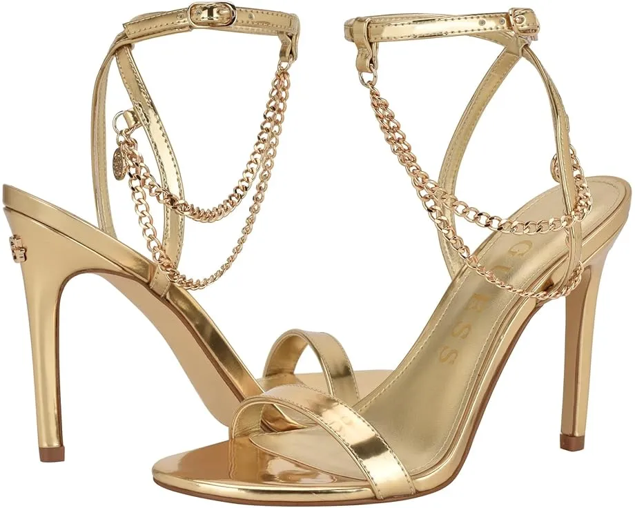 Туфли GUESS Miamy на шпильке с цепочкой и миндальным носком