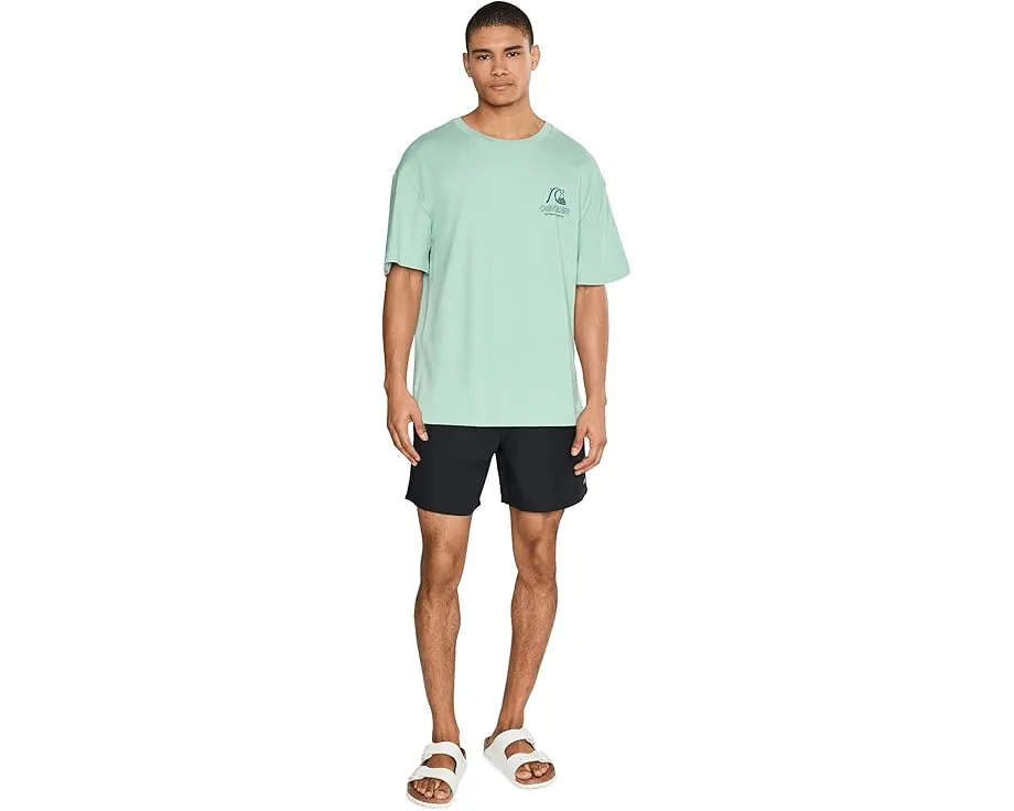 Футболка Quiksilver Vintage Bubble Org Screen Tee с эффектом состаренности