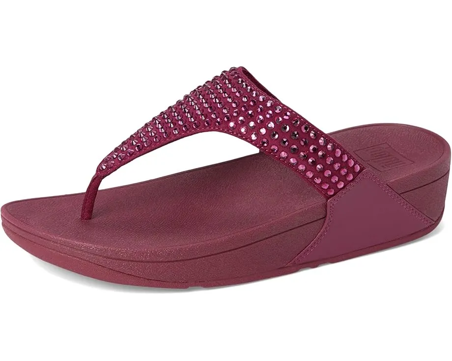 Сандалии FitFlop Lulu Maxi-Crystal с кристаллами и анатомической стелькой