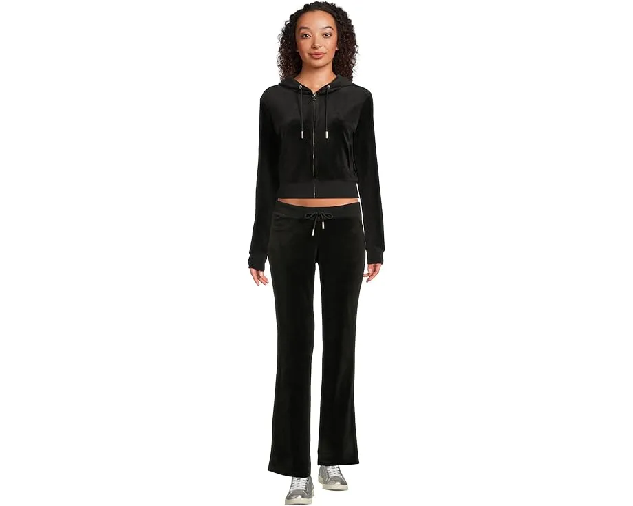 Толстовка Juicy Couture Ombre Hotfix Classic с капюшоном и стразовым логотипом