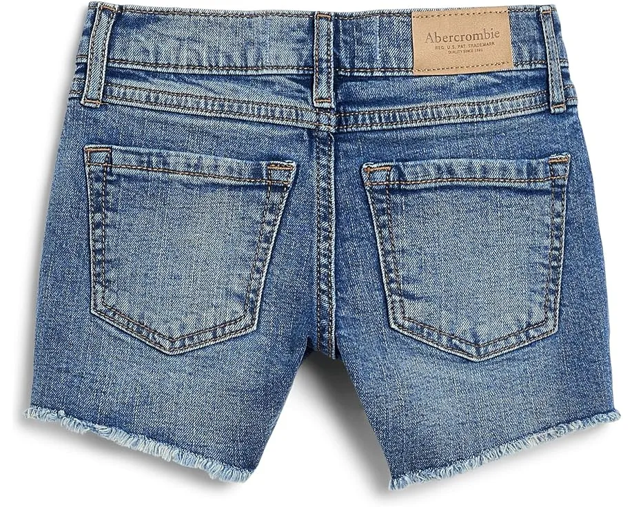 Шорты джинсовые Low-Rise Midi Destroyed от abercrombie kids
