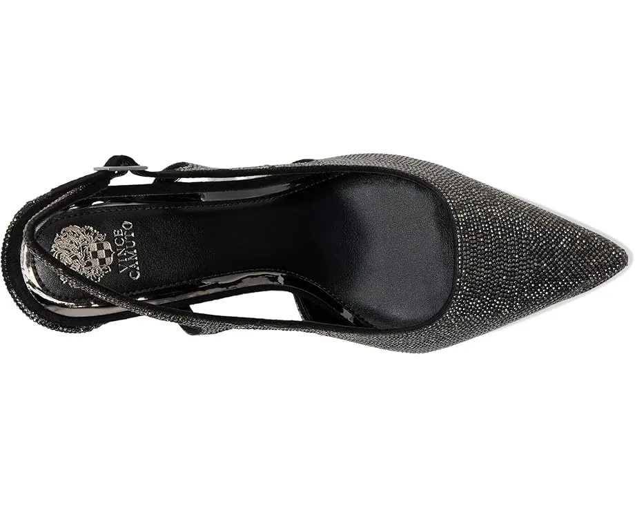 Туфли-лодочки Vince Camuto Sindreea на устойчивом каблуке с ремешком и стразами