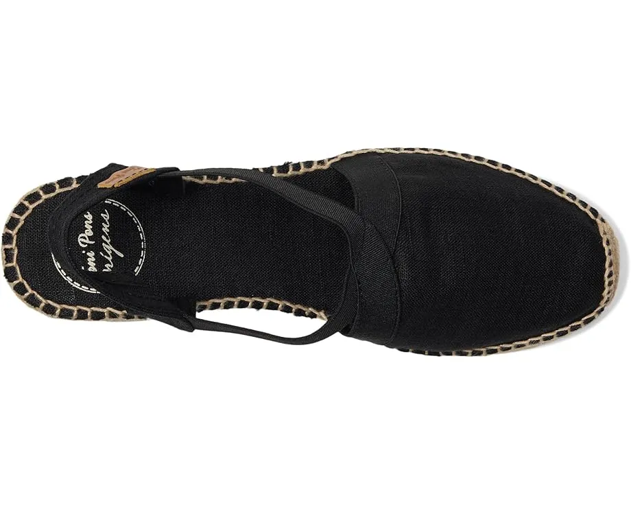 Босоножки Toni Pons Ter на платформе из льна