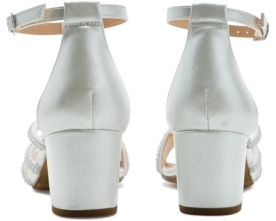 Детские сандалии Steve Madden Kids Haze с ремешками, украшенными стразами