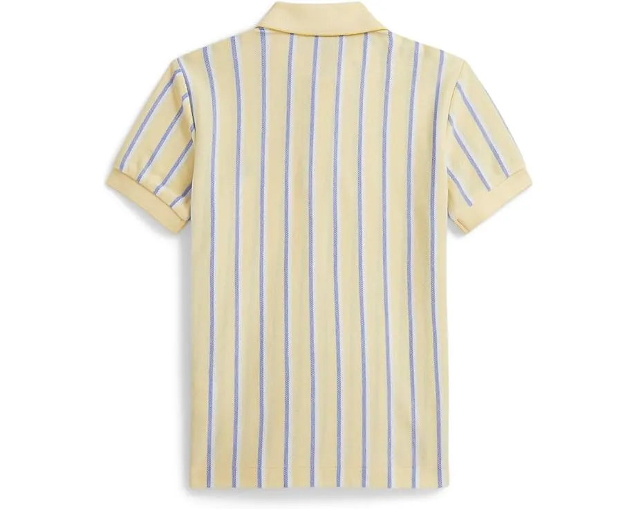 Поло Polo Ralph Lauren из оксфордской сетки в полоску для малышей и детей младшего возраста