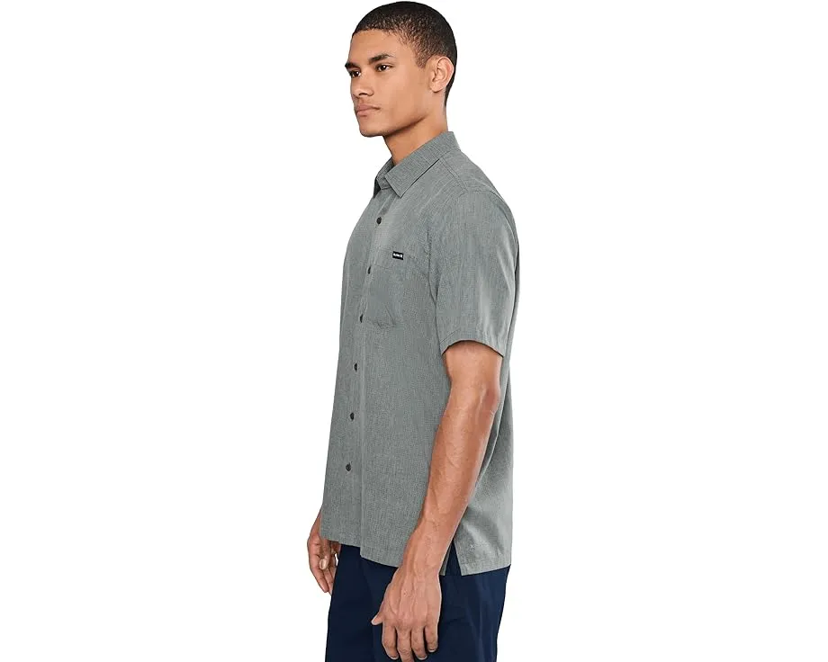 Hurley Phantom Flow Рубашка с коротким рукавом на пуговицах из эластичной ткани