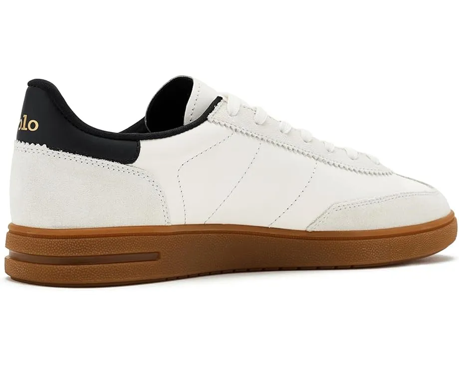 Polo Ralph Lauren Bedford кроссовки из кожи и замши с дышащей подкладкой